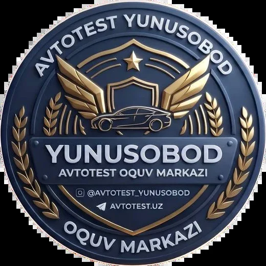 Avtotest Yunusobod oʻquv markazi logotipi